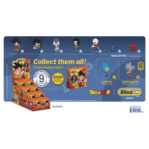 Gyűjtői rejtélyes kitűzők Erik Dragon Ball BlindPIN