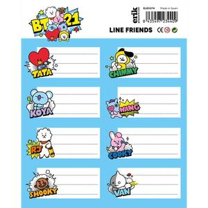 Klæbemiddel Erik BT21 Labels image-1