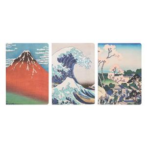 A5 notepad Erik The Great Wave of Kanagawa Hokusai (x3) image-1