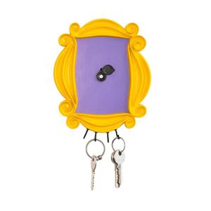 8435497293567-porte-cle-erik-friends-framework-orange-violet-15x18x1-5-cm