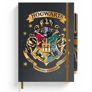 Σημειωματάριο + στυλό Erik Harry Potter Hogwarts A5 image-0
