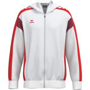 1032583-kinder-trainingsjack-met-capuchon-erima-celebrate-125-wit-rood