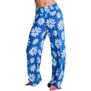 Calças fluidas largas mulher Roxy Along The Sunset image-0