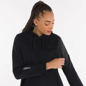 Damska bluza z kapturem zapinana na zamek Errea No Logo image-4