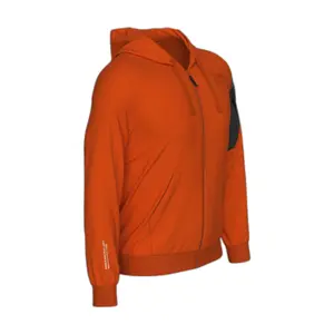 Felpa in pile con cerniera a cappuccio Errea No Logo image-0