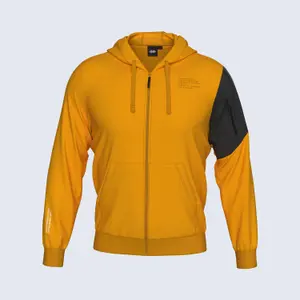 Felpa in pile con cerniera a cappuccio Errea No Logo image-3