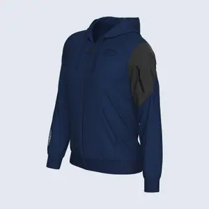 Felpa in pile con cerniera a cappuccio Errea No Logo image-2