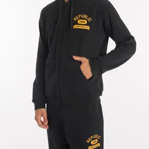 Sweatshirt med huva och dragkedja Errea GFX SS26 002 College image-3