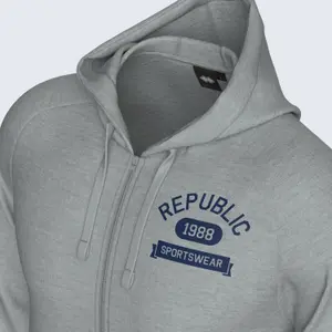 Sweatshirt med huva och dragkedja Errea GFX SS26 002 College image-4