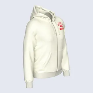 Sweatshirt med huva och dragkedja Errea GFX SS26 002 College image-1