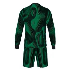 Langærmet målmandstrøje og shorts til børn Errea Bruce image-1