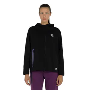 Women's zip-up hoodie Errea Black Box