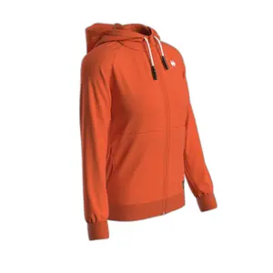 Sweat zipped hoodie girl Errea Essential Logo image-3