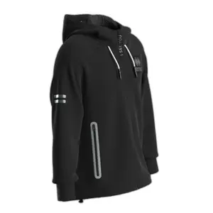 Sweat soft zipped hoodie child Errea I See You image-2