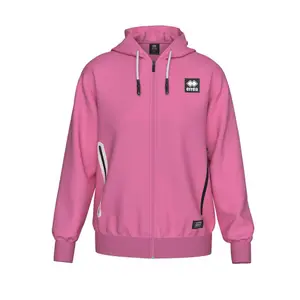 Women's fleece zipped hoodie Errea Black Box 06 image-0