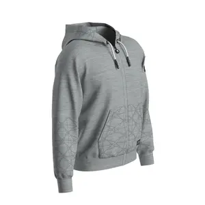 Sweatshirt com capuz e fecho de correr Errea Graphic S Pattern 046 image-1