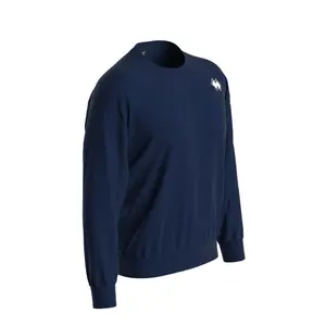 Sweatshirt med rund halsringning Errea Essential Fleece Patch 061 image-1