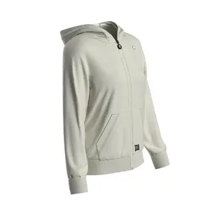 Casaco com capuz com fecho de correr para mulher Errea Essential 07 image-1