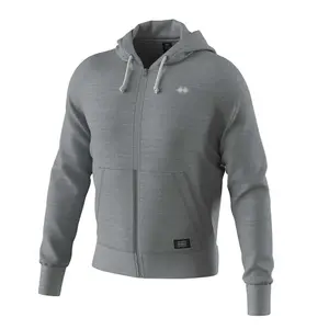 Zip hoodie met geborduurd logo Errea Essential image-0