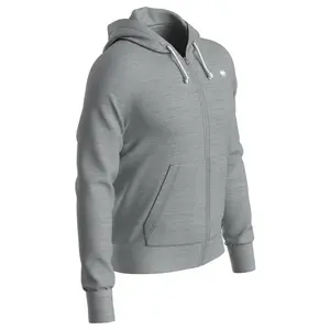 Zip hoodie met geborduurd logo Errea Essential image-1