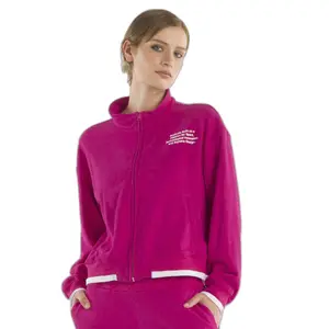 Women's full zip sweatshirt Errea No Logo image-1