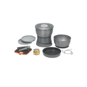Anodized cooking set and alcohol stove Esbit image-0