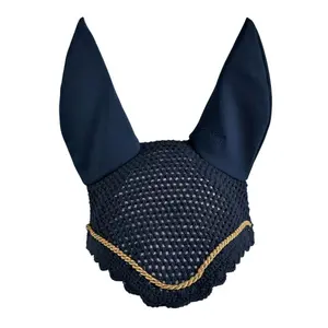 Bonnet anti-mouches pour cheval Eskadron Regular Gold image-0