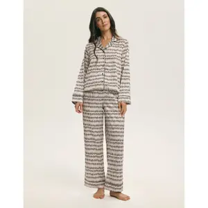 Lange Pyjama Dames Esotiq Latte image-0