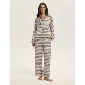 Lange Pyjama Dames Esotiq Latte image-1