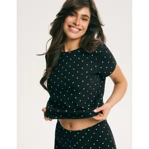 Printed women's pyjamas Esotiq Macchiato image-1