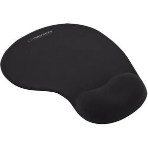Tapis de souris avec repose poignet en gel Esperanza EA137 (Noir)