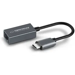 Scheda di rete USB 3.0 Type C Esperanza ENA102 vers RJ45 Gigabit Esperanza