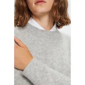 Camisola de malha de cabos para mulher Esprit image-6