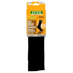 Paire de chaussettes en velours Estex image-2