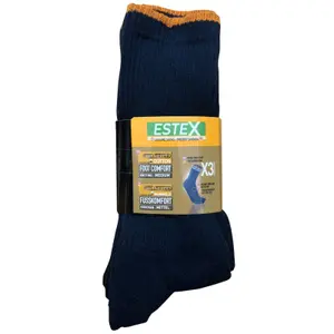 Paire de chaussettes tennis color Estex image-3