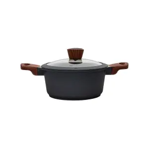 Casserole en fonte d'aluminium antiadhésive Estia Home Art Stone image-1