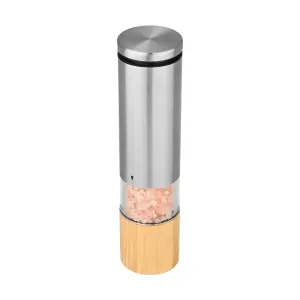 Elektrisk peber- og saltkværn i bambus Estia Home Art Essentials image-1