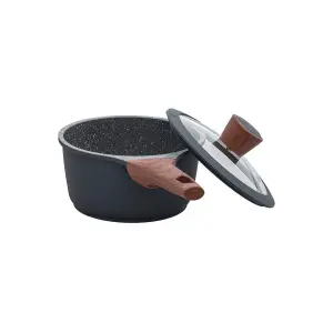 Casserole antiadhésif fonte en aluminium Estia Home Art Stone image-2