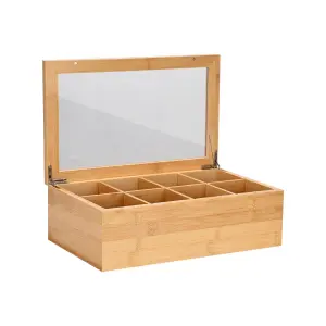 Bamboo Storage Box with 8 Compartments Estia Home Art Essentials image-2