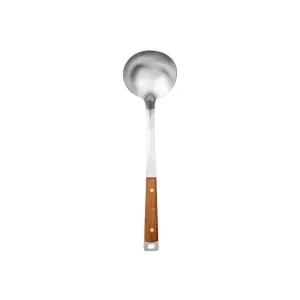 Cucharón de acero inoxidable con mango de madera Estia Home Art Allure image-0