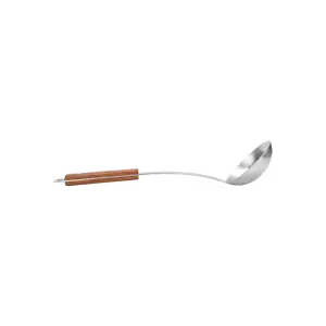 Cucharón de acero inoxidable con mango de madera Estia Home Art Allure image-2