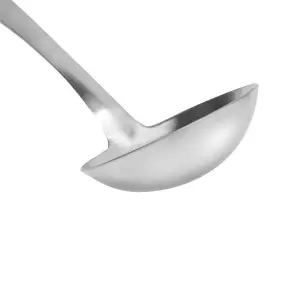 Cucharón de acero inoxidable con mango de madera Estia Home Art Allure image-3