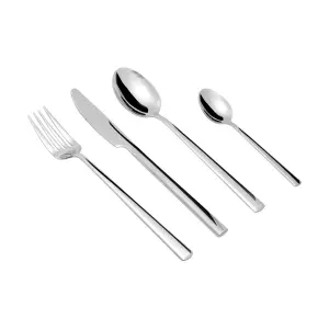 Stainless steel cutlery Estia Home Art Prestige (x24) image-1