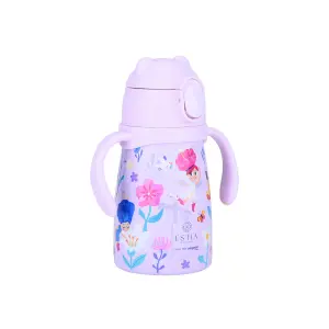 Isoleret vandflaske til børn Estia Home Art Bubble Bottle Save The Aegean image-1