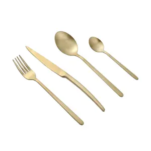 Couverts z nerezové oceli Estia Home Art Champagne (x24) image-1