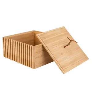 Bamboo Storage and Organisation Box Estia Home Art Essentials image-2