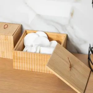 Bamboo Storage and Organisation Box Estia Home Art Essentials image-5