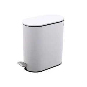 Papelera de baño delgada con cierre suave Estia Home Art image-1