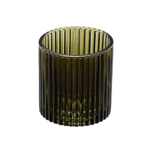 porte-escovas de dentes em vidro Estia Home Art Olive Series image-1