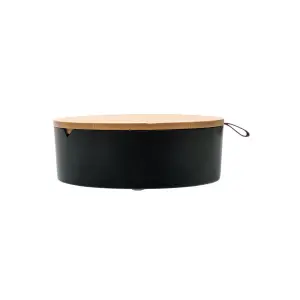 Boîte na ukládání a organizaci z bambusu s zrcadlem Estia Home Art Essentials image-2